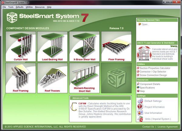 SSS V7 Front Interface